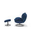 Azura Swivel Accent Chair with Footstool-1151511217