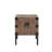 Trunk Table And Side Table S/3 with Large Storage Dress