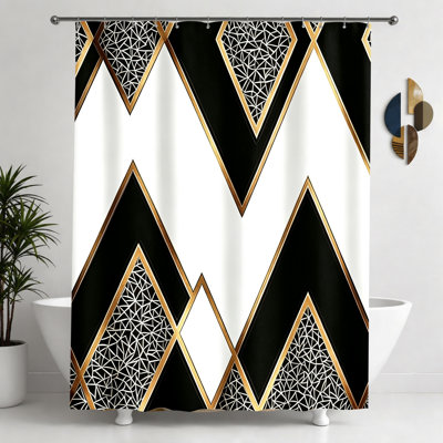 Rideaux de douche avec crochets inclus