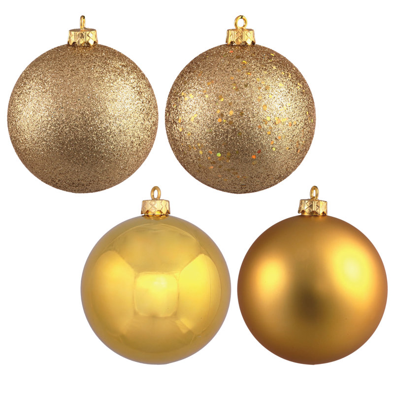 12'' Shatterproof Ball Ornament, Gold