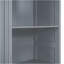 Grand lit escamotable mural avec tablettes, gris-274426624-274426637