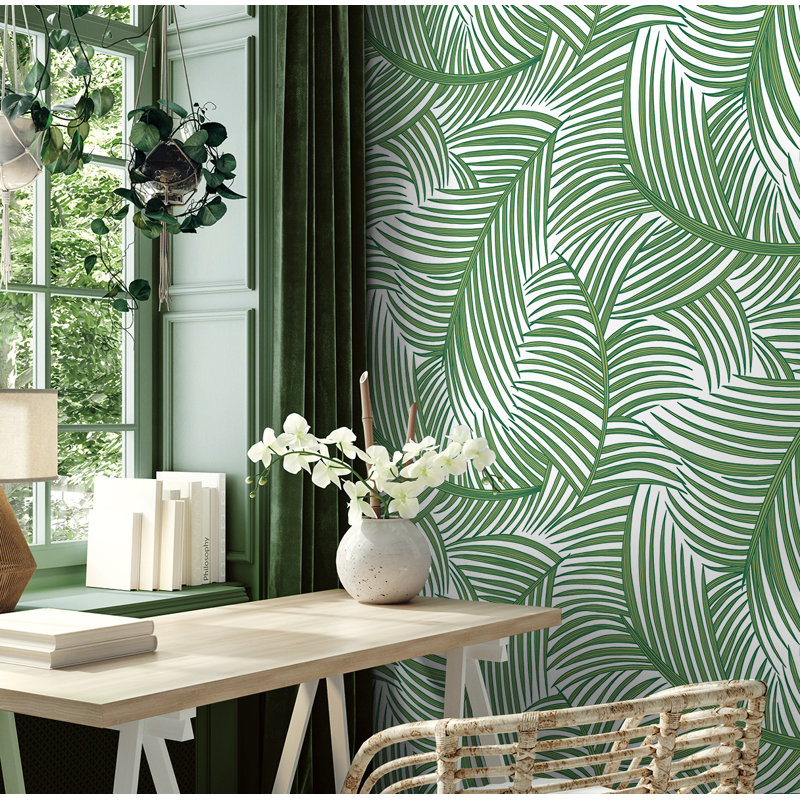 Rouleau de fleurs Bobb Peel & Stick, Verdure, L 396 po x l 20,9 po