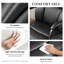 Ensemble de chaises de conférence Kojiro en cuir polyuréthane robuste avec accoudoirs rembourrés