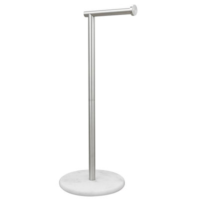 Porte-serviettes en papier pour la cuisine et la salle de bain, distributeur de papier hygiénique sur pied avec base robuste, sans installation de perçage, conception peu encombrante pour le comptoir et le meuble-lavabo