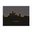 Art sur toile «Des Moines Iowa Skyline Glow II» par Michael Tompsett-98263113