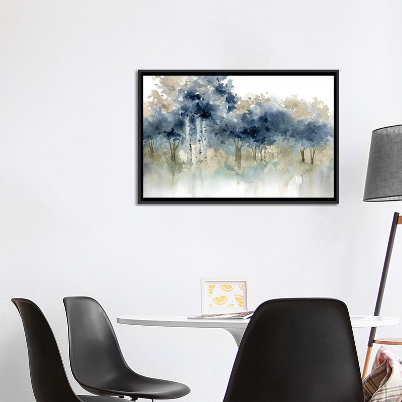 « Water » par Carol Robinson - impression sur toile tendue, H 24 po x l 32 po, Framed Print, Noir