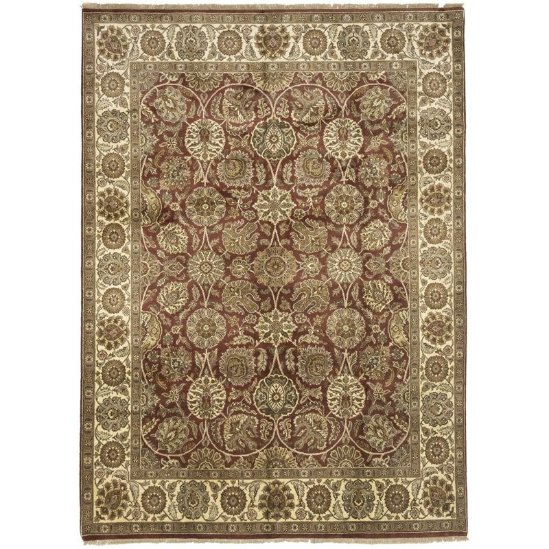 Tapis rectangulaire en laine 9 pi x 12 pi 4 po