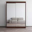 Garde-robe en wengé avec miroir Aria-2070550544-2105991399