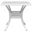 Table de patio en aluminium coulé 31,5 po x 31,5 po x 29,5 po Canora