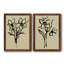Encre florale I, toile encadrée de qualité supérieure - prête à être suspendue-1321852999-1321852998