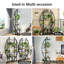 5-Tier Plant Stand Pack of 2, Multi-Purpose Curved Display Shelf Plant Stand Rack