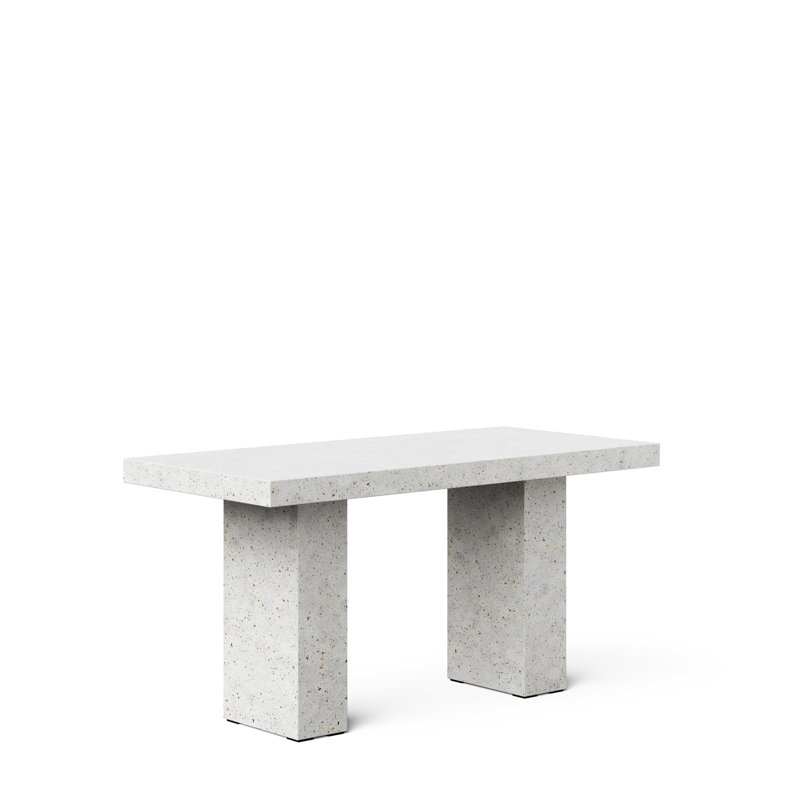Mixx Elcor 82.75, Bar Table (41.75" Height), Ivory Terrazo, 70.75" L x 35.5" W