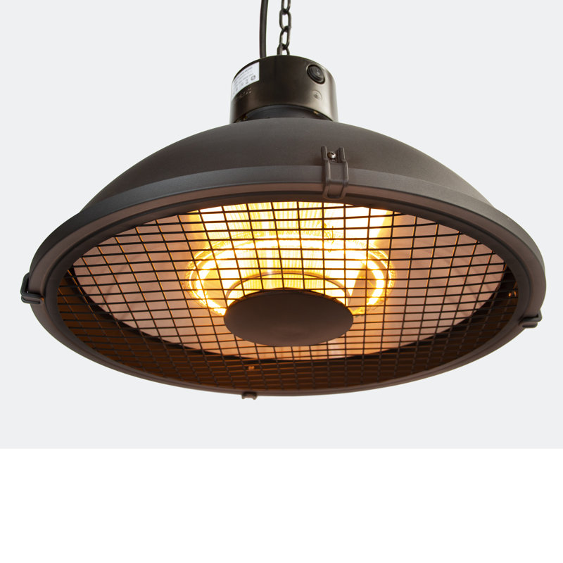 Kalos Industrial Style Pendant Electric Patio Heater