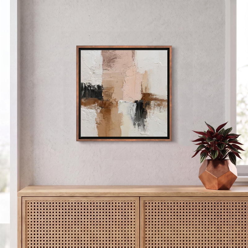 Blush and Earth, 26" H x 26" W