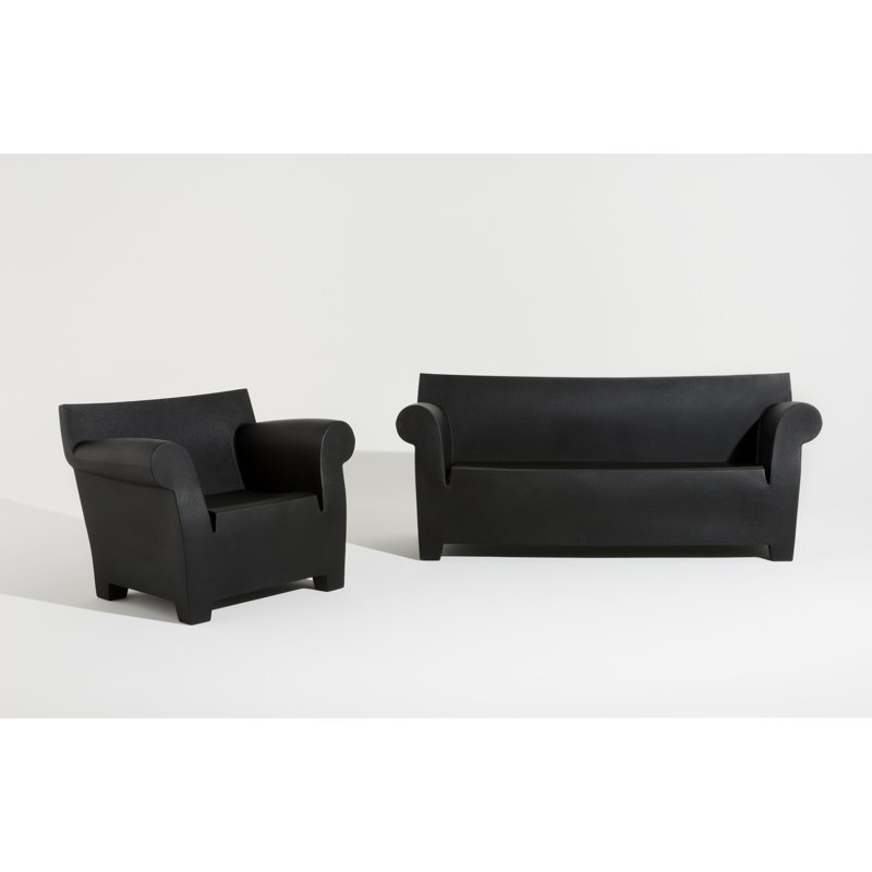 Bubble Club Outdoor Lounge Chair, Black
