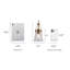 Mini-luminaire suspendu en forme de cloche simple 1 lumière 5,5 po avec corde pour les petits espaces strasburg