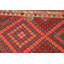 Tapis de couloir kilim en soie Pre-1900