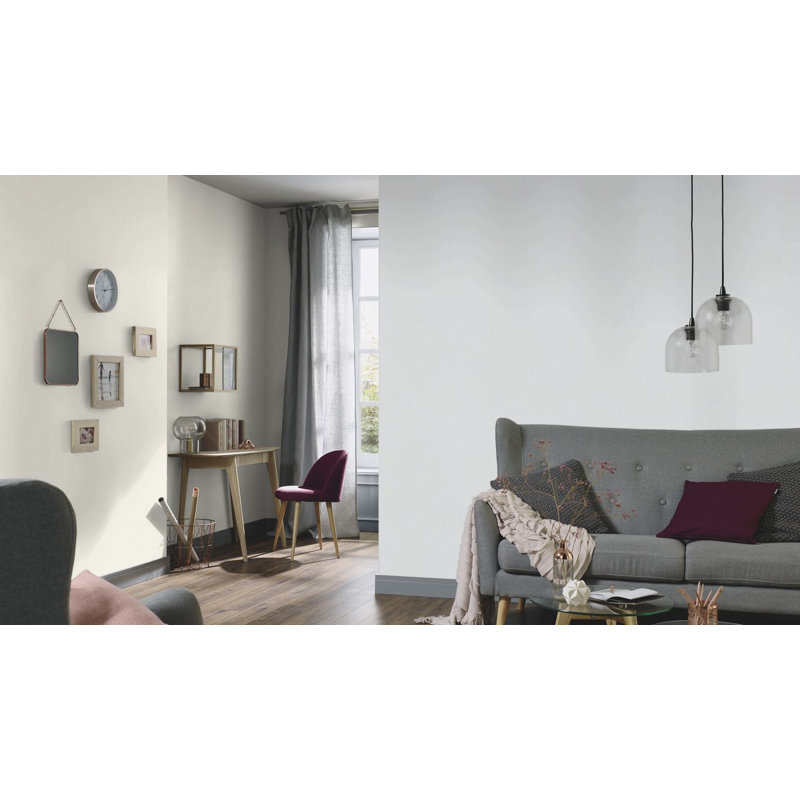 Papier peint Dreyten, Gris clair