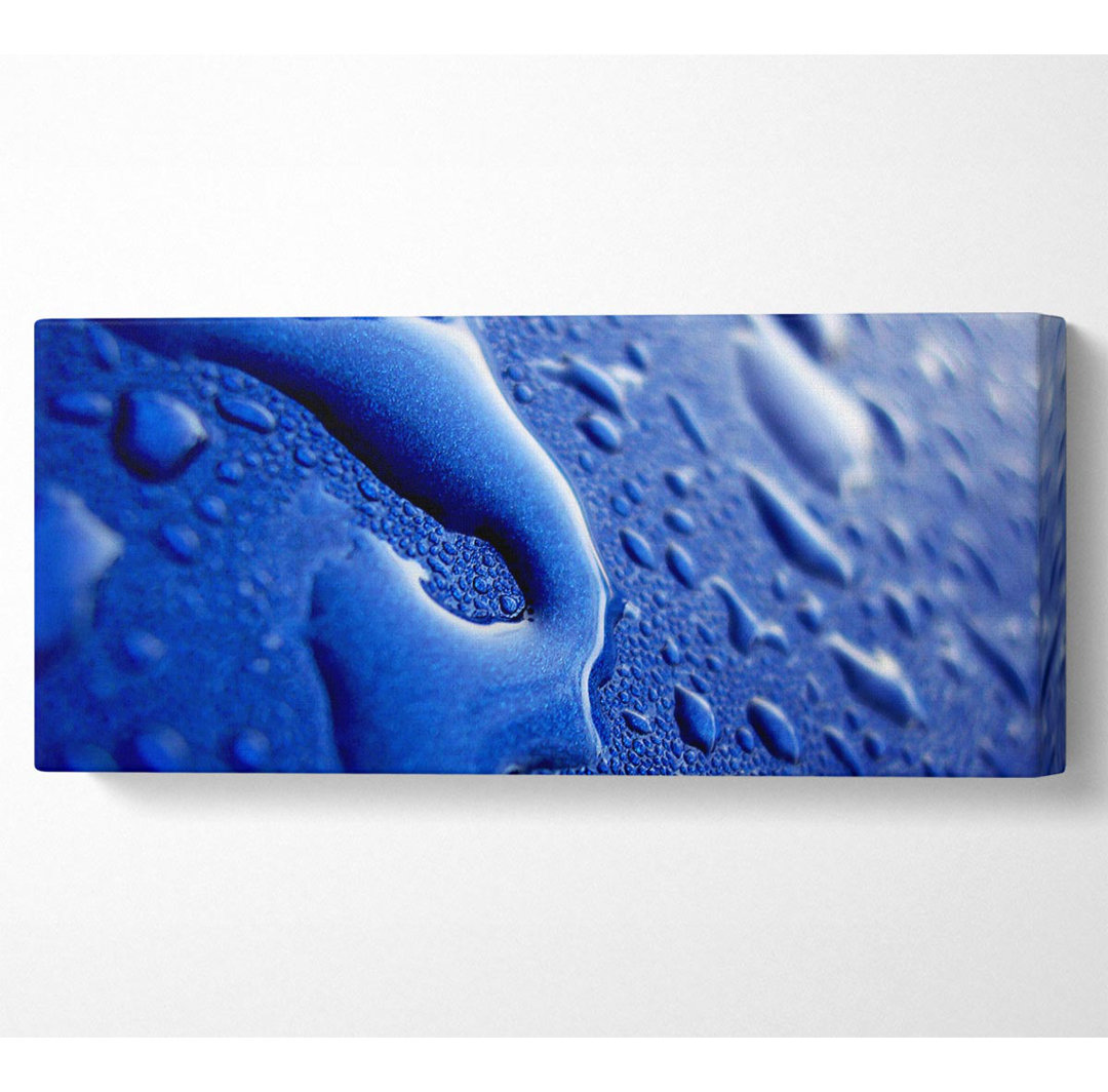 Blue Liquid - Kunstdrucke auf Leinwand - Wrapped Canvas