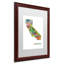 « california state map-1 », impression encadrée encadrée-17983262-19302497