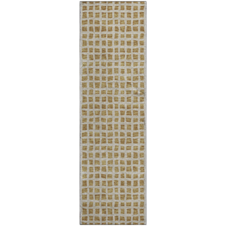 Premium Machine Washable Parramatta Gold Rug