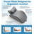 Multi-Functional Memory Foam Bed Pillow - Reading Wedge Pillow for Ergonomic Back Support, Washable Cover-123513907