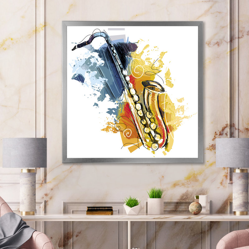 Marble Stone Mosaic - reproduction d'art sur toile industrielle, H 36 po x l 36 po x P 1,5 po, Cadre photo argenté