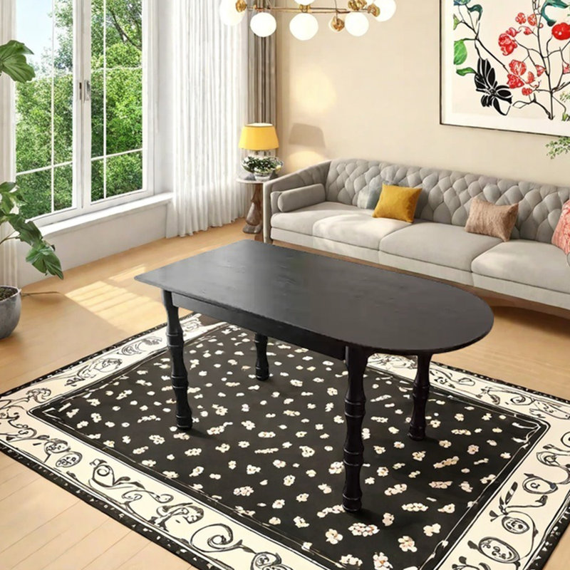 Table de salle à manger Vintage, H 29,53 po x L 62,99 po x l 27,56 po