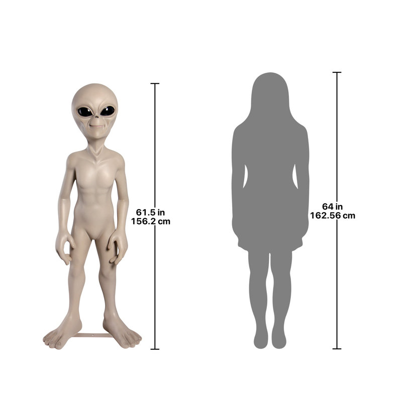 Out-of-this-World Giant Extra Terrestrial Alien Statue