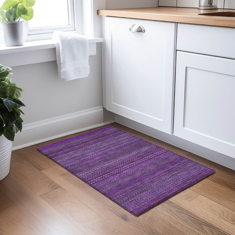 Tapis intérieur / extérieur Kinslee, Rectangle 1 pi 8 po x 2 pi 6 po