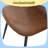 47.3" Circular Dining Table & 6 Chairs Set