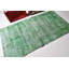Tapis turc de style rétro tissé à la main en vert pour une utilisation intérieure et décorative avec des motifs de tapis traditionnels anatoliens