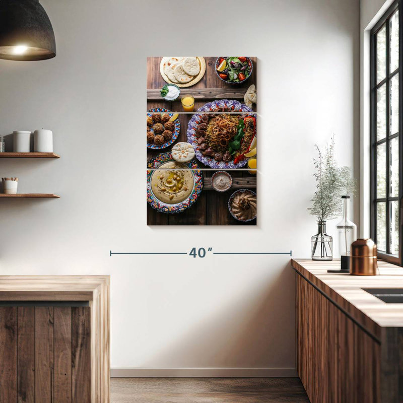 Yarlin Middle Eastern Meze, 38" H x 24" W
