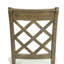 Chaises d'appoint Karsen en lin beige et chêne rustique seulement, sans les tables