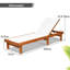 Fowling 61cm Long Reclining Eucalyptus Single Chaise