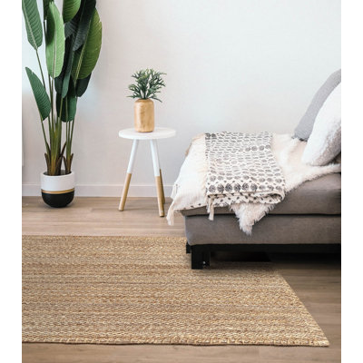 Comae Solid Colour Hand Woven Area Rug