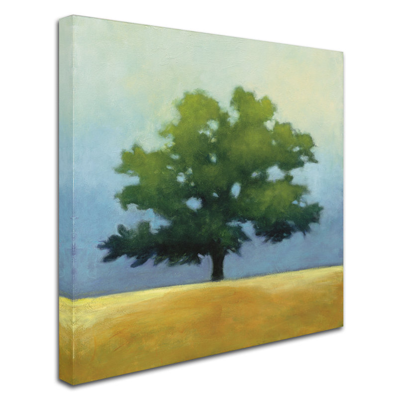 « under the oak i », reproduction sur toile tendue, H 24 po x l 24 po