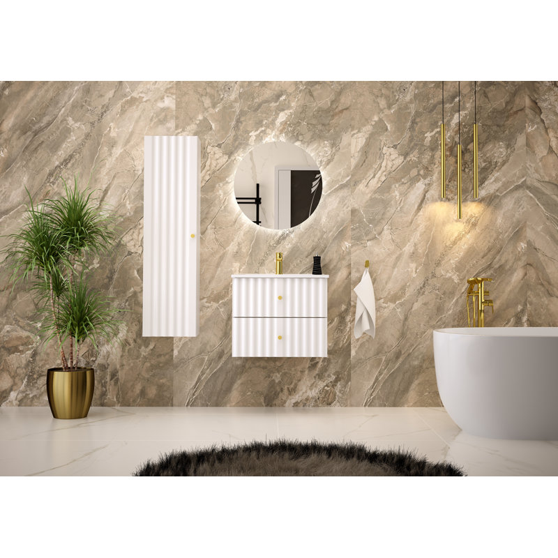 Rilynn Bathroom Cabinet, White