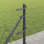 Vidaxl Fence With Posts PVC-Coated Steel-116797865-116797868