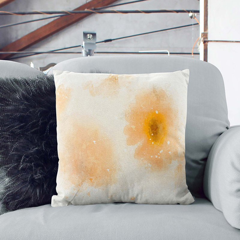 Square Throw Cushion, Black, 40cm H x 40cm W x 15cm D