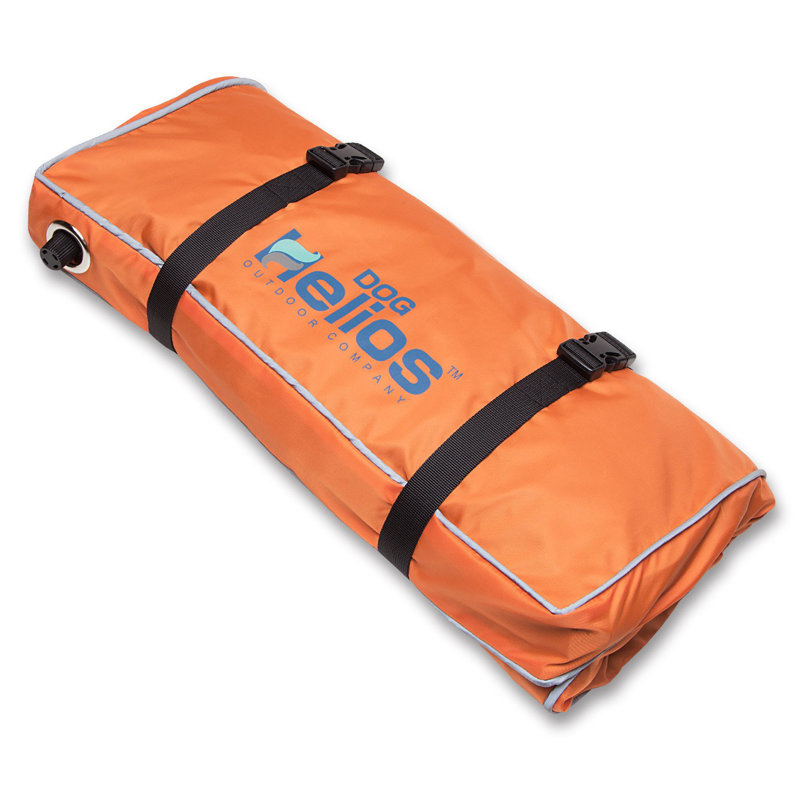 Tapis de lit imperméable pour chien Dog Helios, Petit (l 25,19 po x P 18,89 po x H 2,36 po), Orange