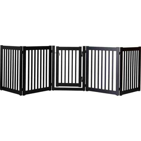 Archie & Oscar™ Clarissa Wood Free Standing Pet Gate & Reviews | Wayfair