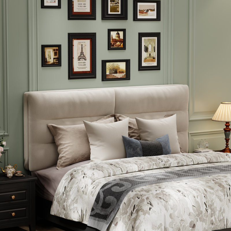 Upholstered Headboard, Ivory, King