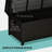 Outsunny Outdoor Wicker Storage Bench Deck Box-113696046