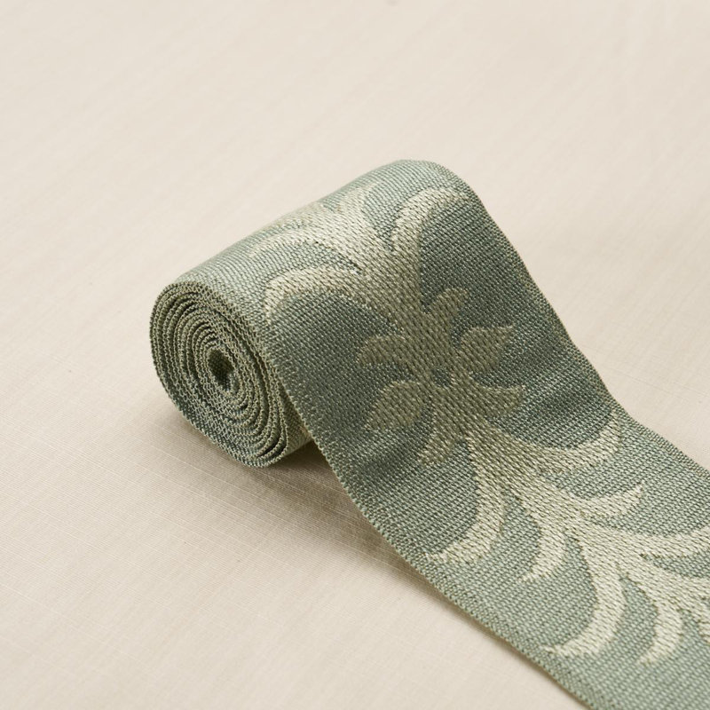 Schumacher X Celerie Kemble Acanthus Tape, Green
