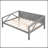 Full Size Daybed, Wood Slat Support, Gray