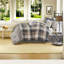 Cozy Herringbone Bedding Sets, Polyester, Farmhouse Style For Home