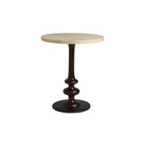 Los Altos Marshall Stone Top Round End Table