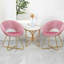 Fauteuil rembourré en velours-187426212