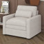 Canapé simple surdimensionné de 31,9 po avec coussin double moelleux et confortable avec coussin lombaire détachable-1327837640